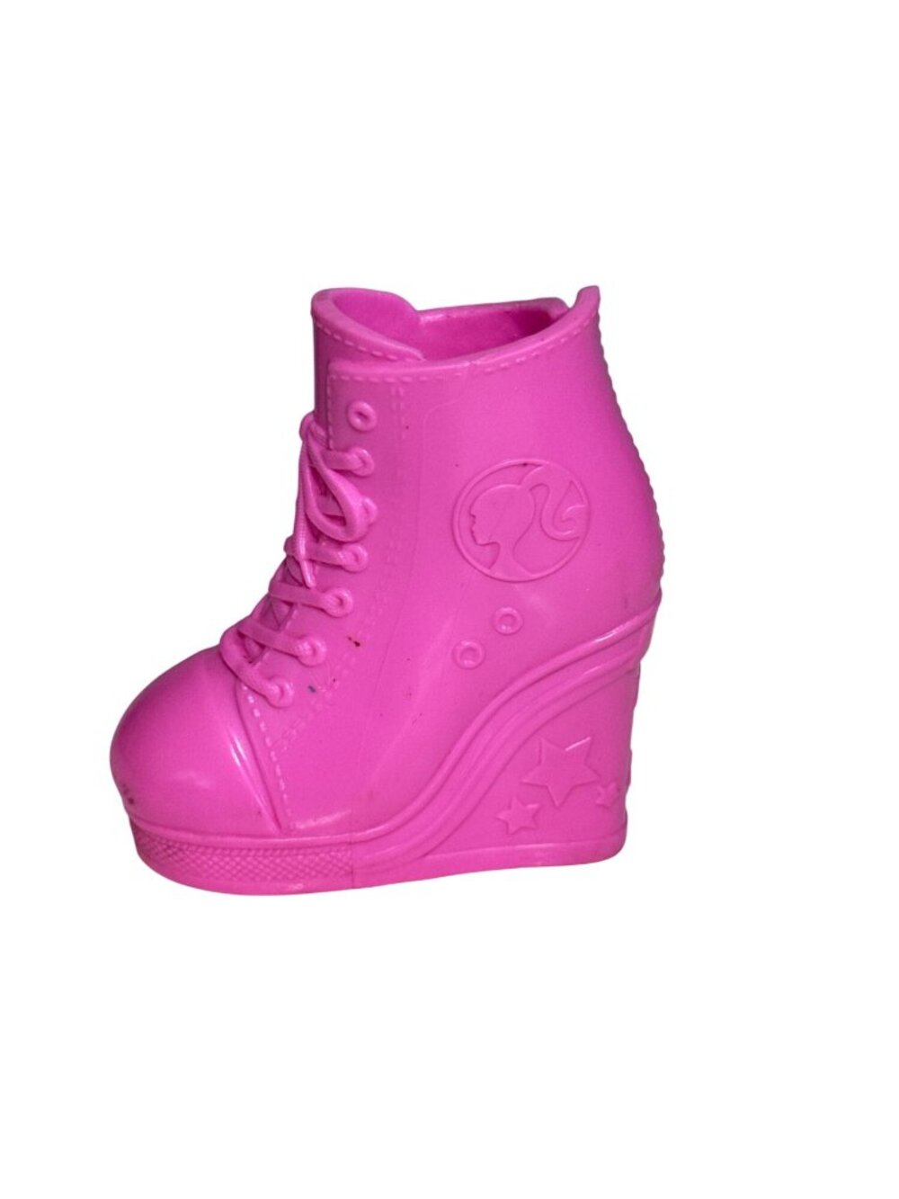 Mattel Barbie 28" Doll Replacement Pink Wedge Sneaker Boot Shoe High Top